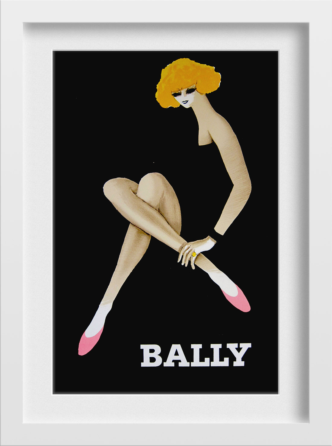 Bally Ads 2 : 3 Vertical Premium Wall Art Canvas by MeriDeewar