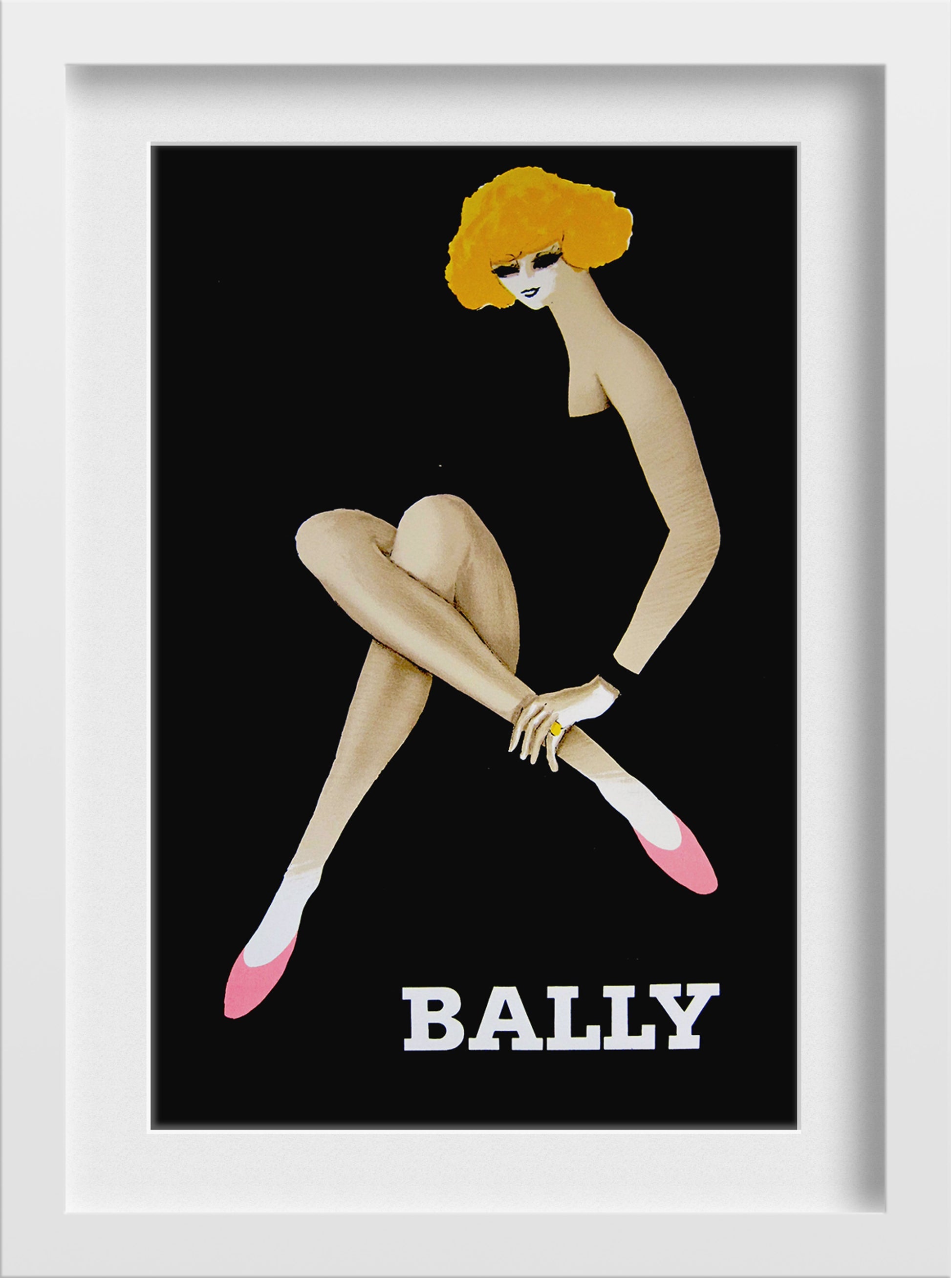 Bally Ads 2 : 3 Vertical Premium Wall Art Canvas by MeriDeewar