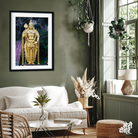 Batu Caves Lord Murugan God Skanda Wall Painting 2 : 3 Vertical Premium Wall Art Canvas by MeriDeewar