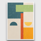 Bauhaus Style Wall Art Painting 3 : 4.2 Vertical Premium Wall Art Canvas by MeriDeewar