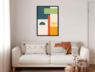 Bauhaus Style Wall Art Painting 3 : 4.2 Vertical Premium Wall Art Canvas by MeriDeewar