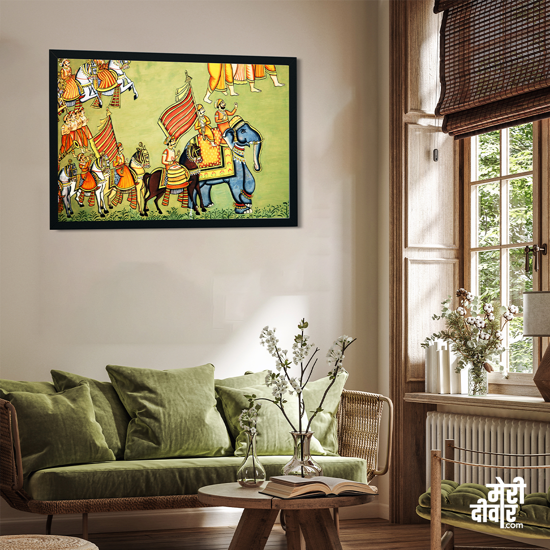 Beautiful Classical Wall Painting 3 : 2 Horizontal Premium Wall Art Canvas by MeriDeewar