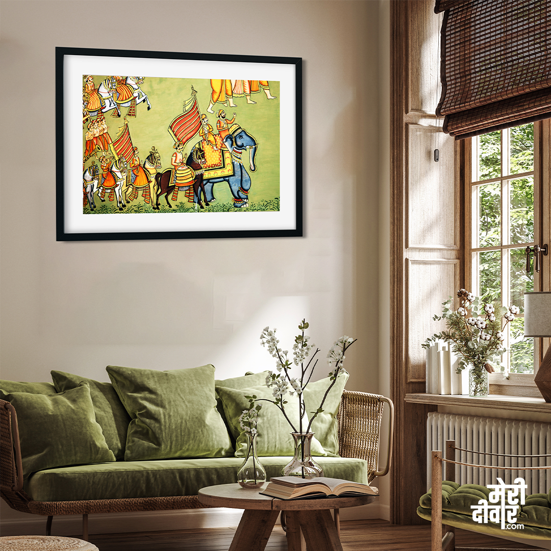 Beautiful Classical Wall Painting 3 : 2 Horizontal Premium Wall Art Canvas by MeriDeewar