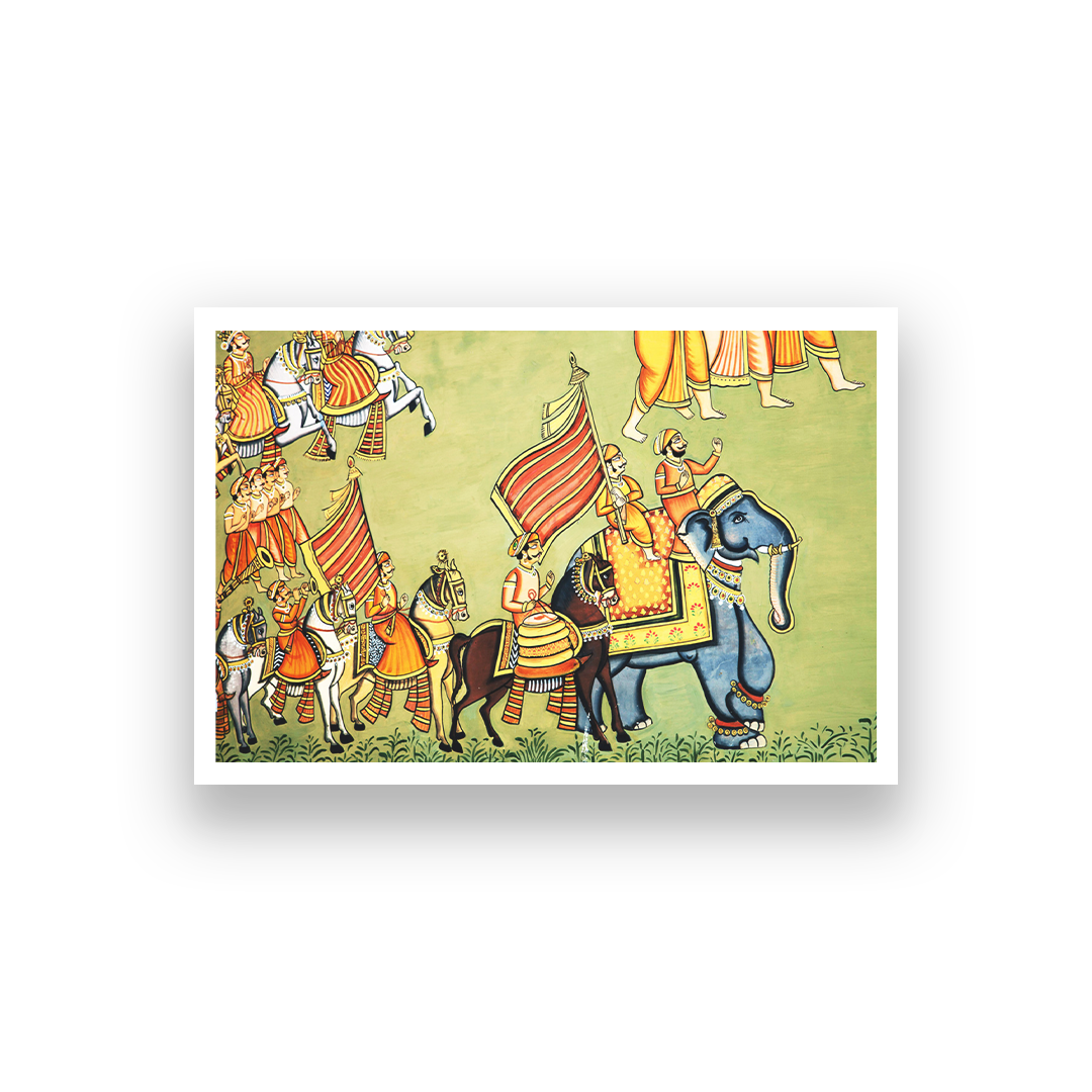Beautiful Classical Wall Painting 3 : 2 Horizontal Premium Wall Art Canvas by MeriDeewar