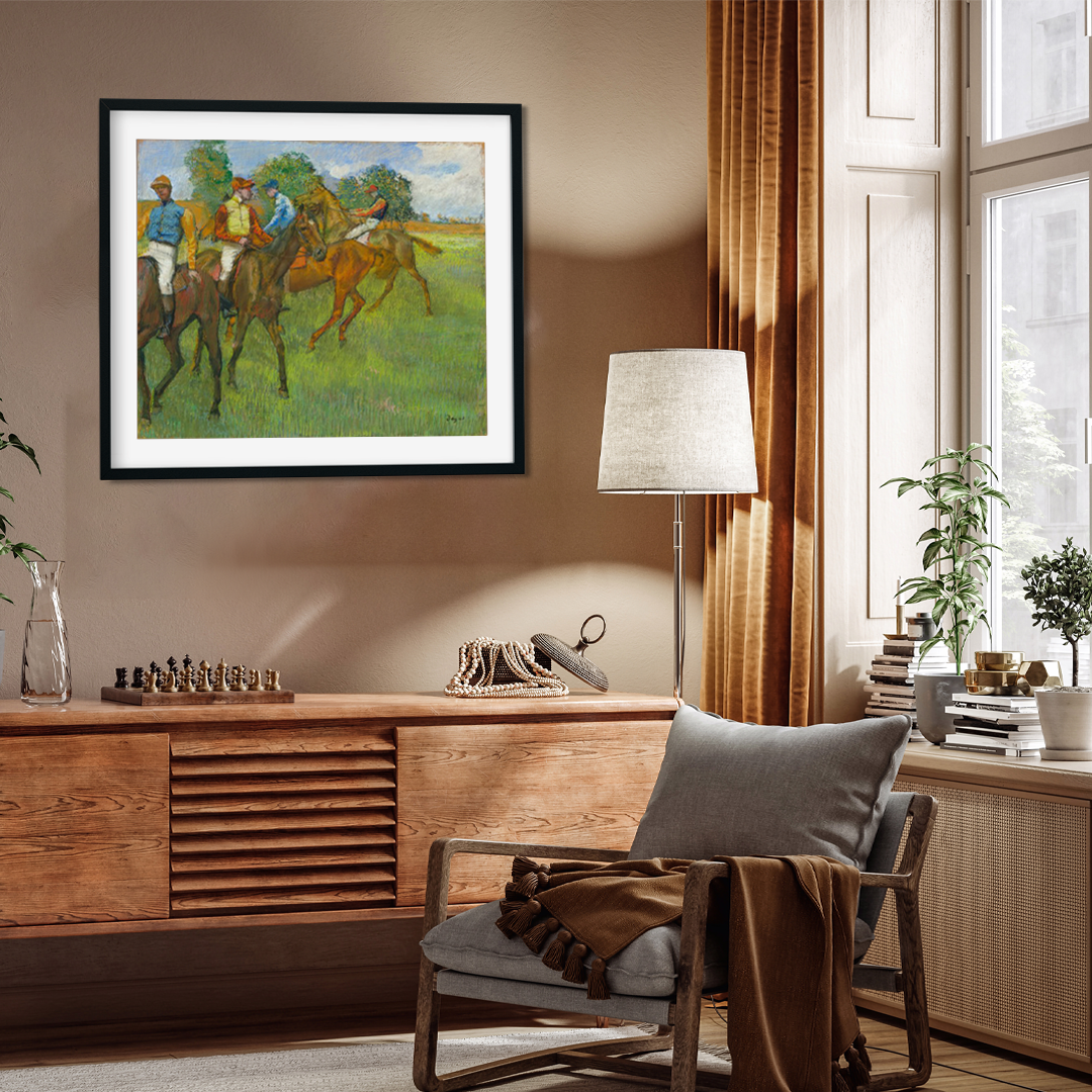 Before the Race Painting 4 : 3 Horizontal Premium Wall Art Canvas by MeriDeewar