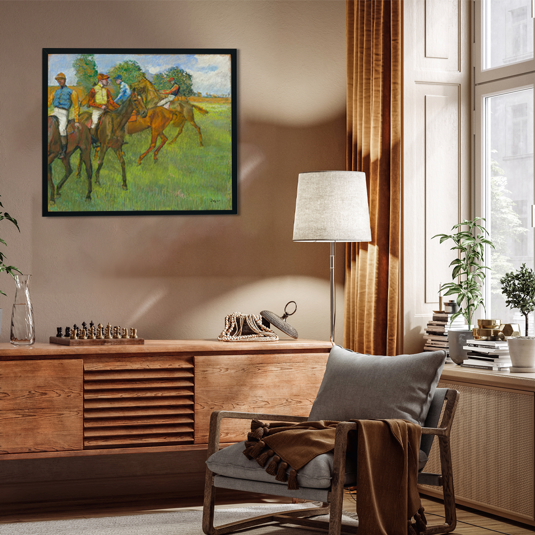 Before the Race Painting 4 : 3 Horizontal Premium Wall Art Canvas by MeriDeewar