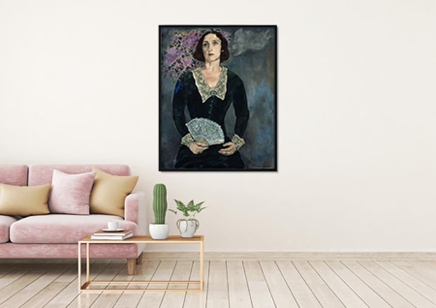 bella rosenfeld Painting-Meri Deewar 4 :5 Vertical Premium Wall Art Canvas by MeriDeewar