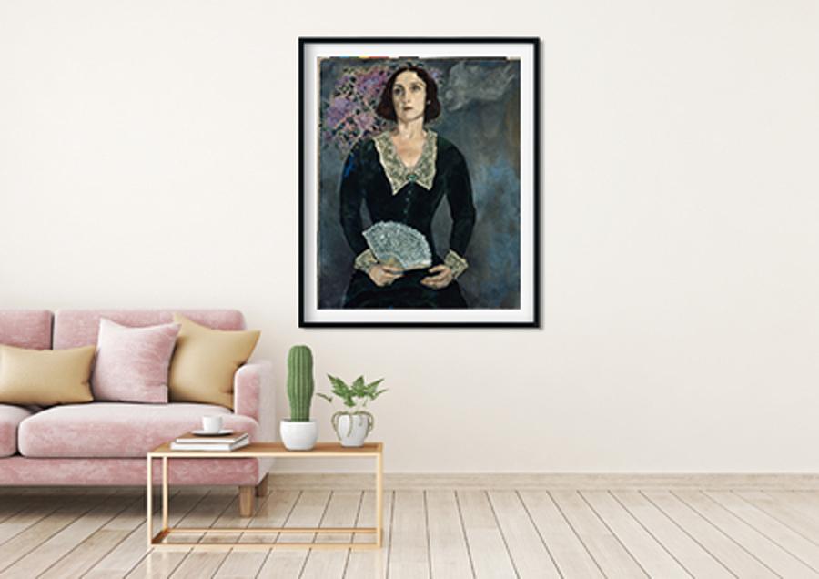 bella rosenfeld Painting-Meri Deewar 4 :5 Vertical Premium Wall Art Canvas by MeriDeewar