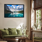 Big Panoramic Beautiful Banff National Park Wall Painting 3 : 2 Horizontal Premium Wall Art Canvas by MeriDeewar
