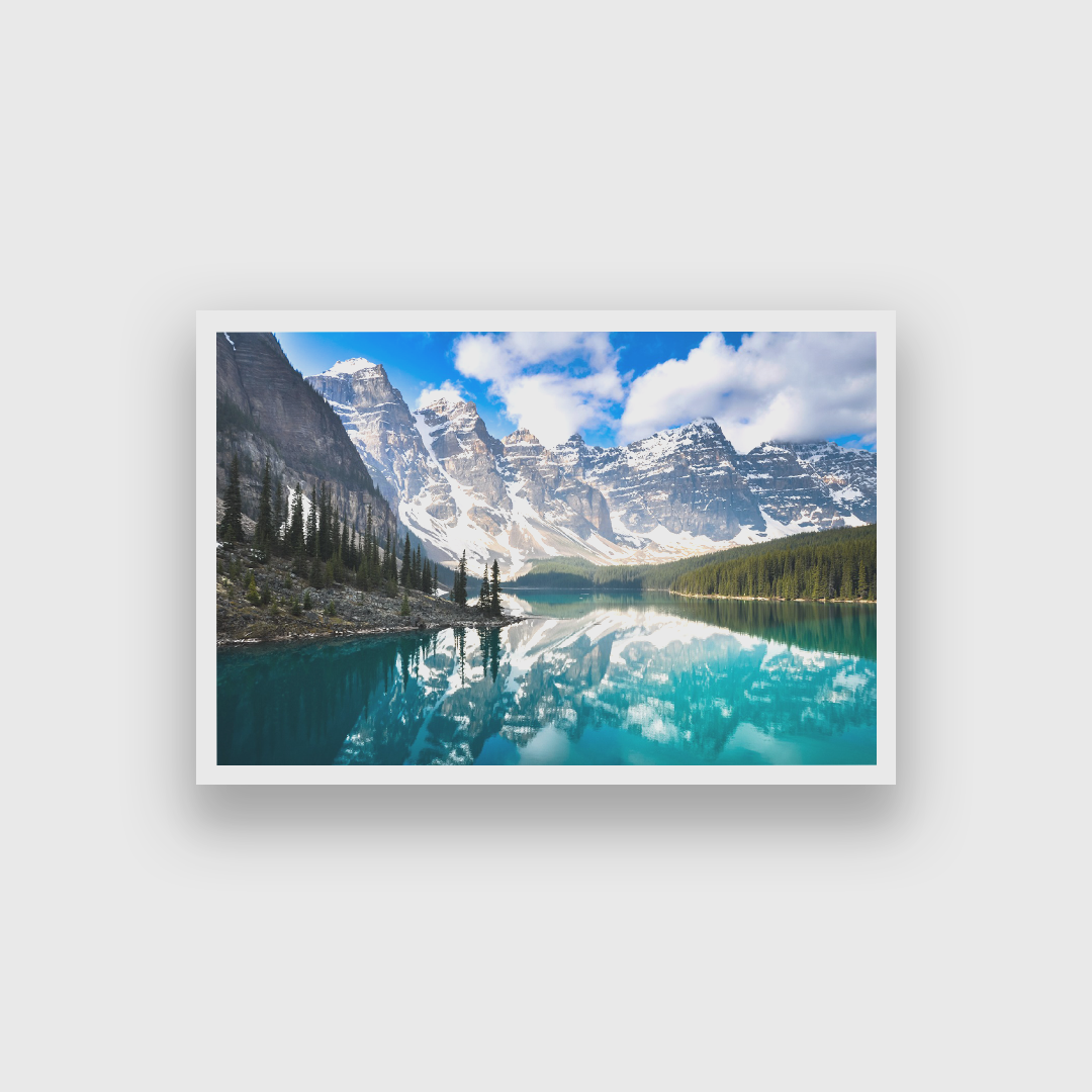 Big Panoramic Beautiful Banff National Park Wall Painting 3 : 2 Horizontal Premium Wall Art Canvas by MeriDeewar