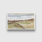 Bleachery at Scheveningen, 1882 By Van Gogh Painting-Meri Deewar 3 : 2 Horizontal Premium Wall Art Canvas by MeriDeewar