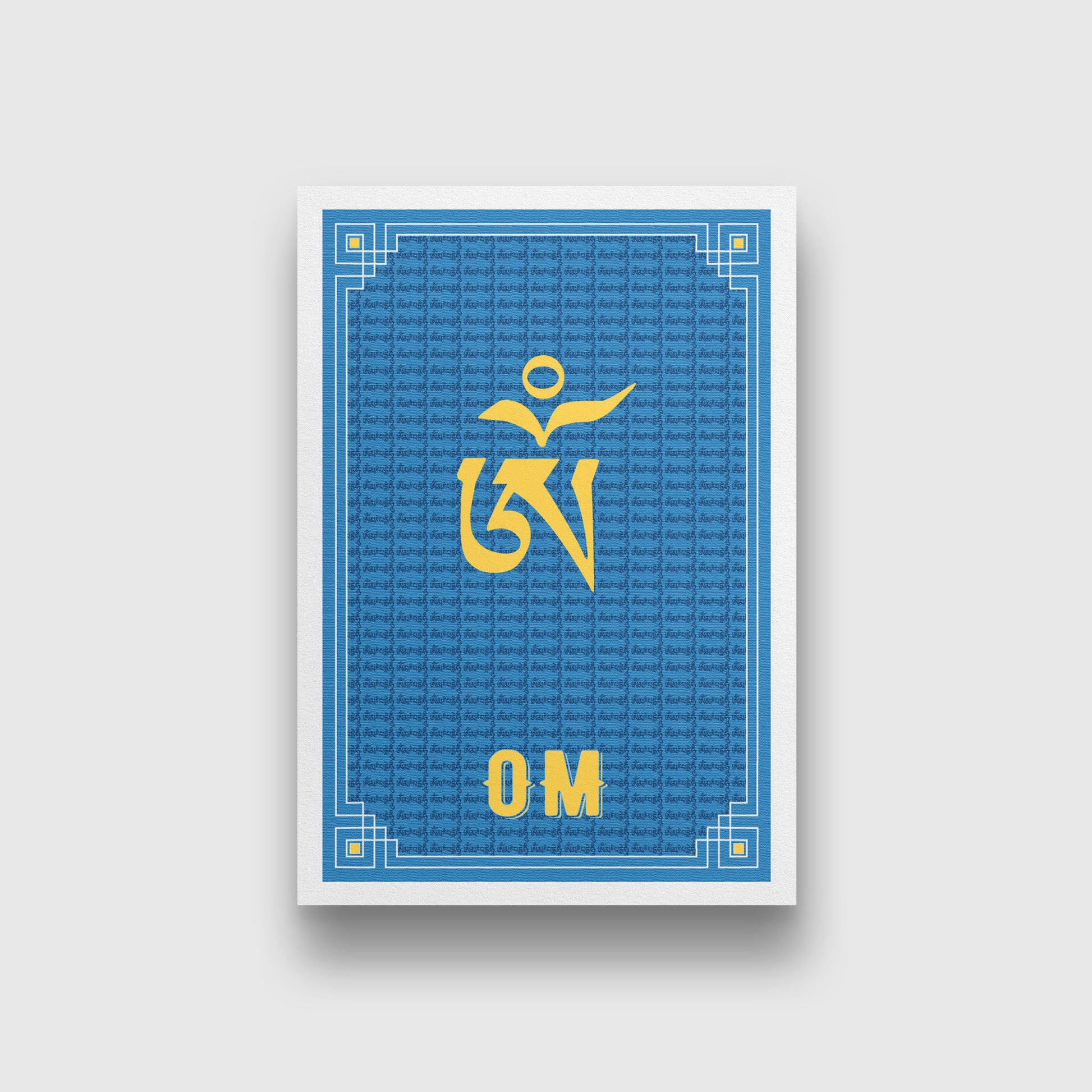Blue-flag painting 2 : 3 Vertical Premium Wall Art Canvas by MeriDeewar