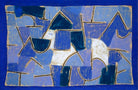 Blue night painting - Meri Deewar 3 : 2 Horizontal Premium Wall Art Canvas by MeriDeewar