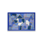 Blue night painting - Meri Deewar 3 : 2 Horizontal Premium Wall Art Canvas by MeriDeewar