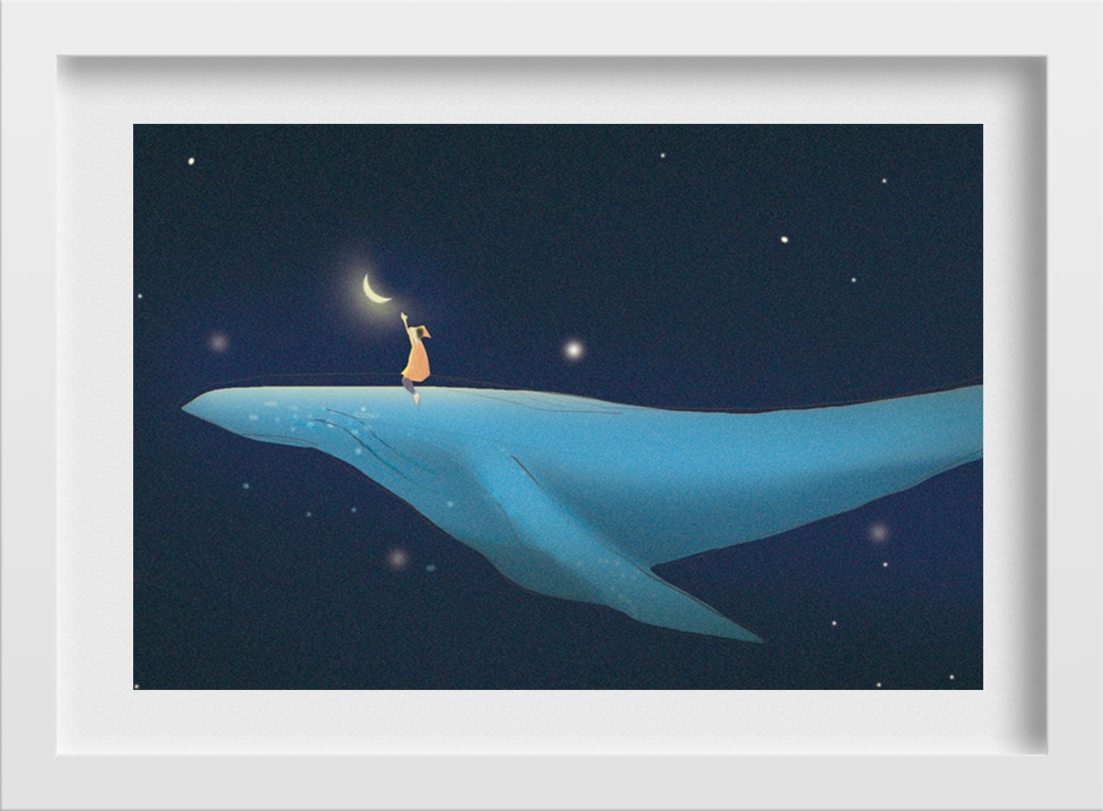 Blue Well Abstract Painting-Meri Deewar 3 : 2 Horizontal Premium Wall Art Canvas by MeriDeewar