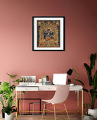 Bodhisattva Manjushri Painting 3 : 4 Vertical Premium Wall Art Canvas by MeriDeewar