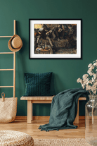 Bohème Painting 4 : 3 Horizontal Premium Wall Art Canvas by MeriDeewar