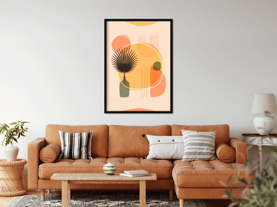 Boho Hand Drawn Painting 3 : 4.2 Vertical Premium Wall Art Canvas by MeriDeewar