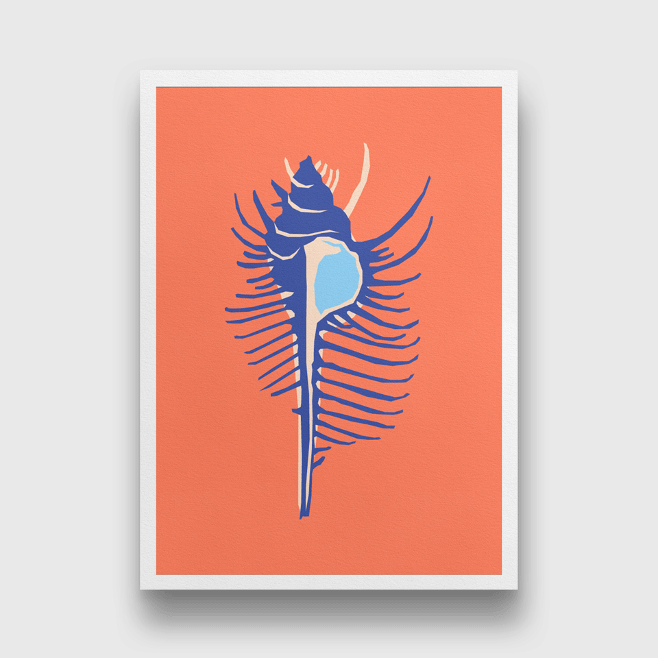 Boho Wildlife minimalistic Painting 3 : 4.2 Vertical Premium Wall Art Canvas by MeriDeewar