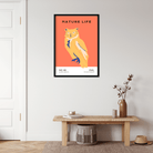 Boho wildlife minimalistic Painting 3 : 4.2 Vertical Premium Wall Art Canvas by MeriDeewar