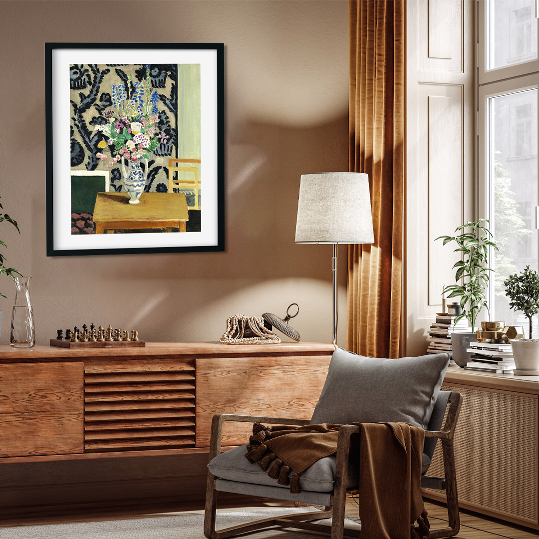 Bouquet pour le 14 juillet 1919 Painting 3 : 4 Vertical Premium Wall Art Canvas by MeriDeewar