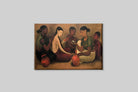 Bride's Toilet Painting - Meri Deewar 3 : 2 Horizontal Premium Wall Art Canvas by MeriDeewar