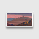 Buddha Painting-Meri Deewar 2 : 1 Horizontal Premium Wall Art Canvas by MeriDeewar