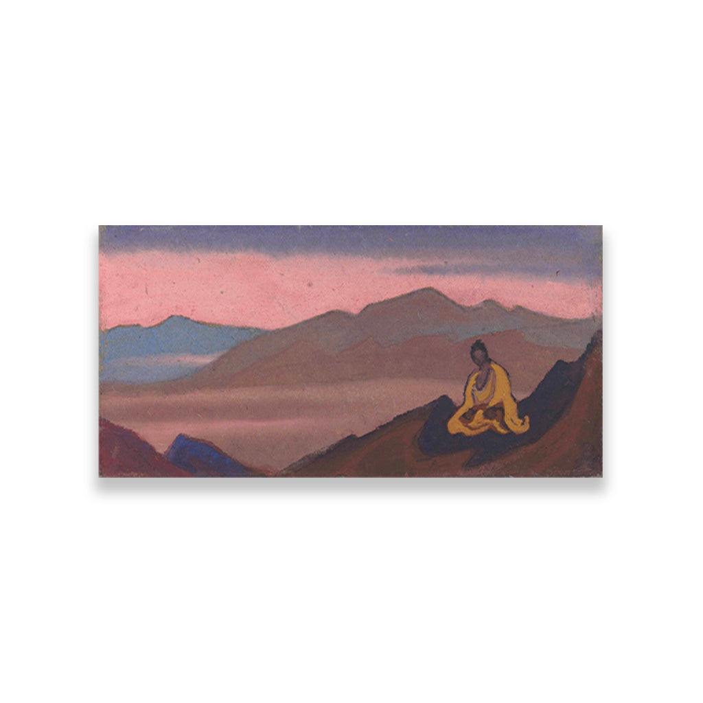 Buddha Painting-Meri Deewar 2 : 1 Horizontal Premium Wall Art Canvas by MeriDeewar