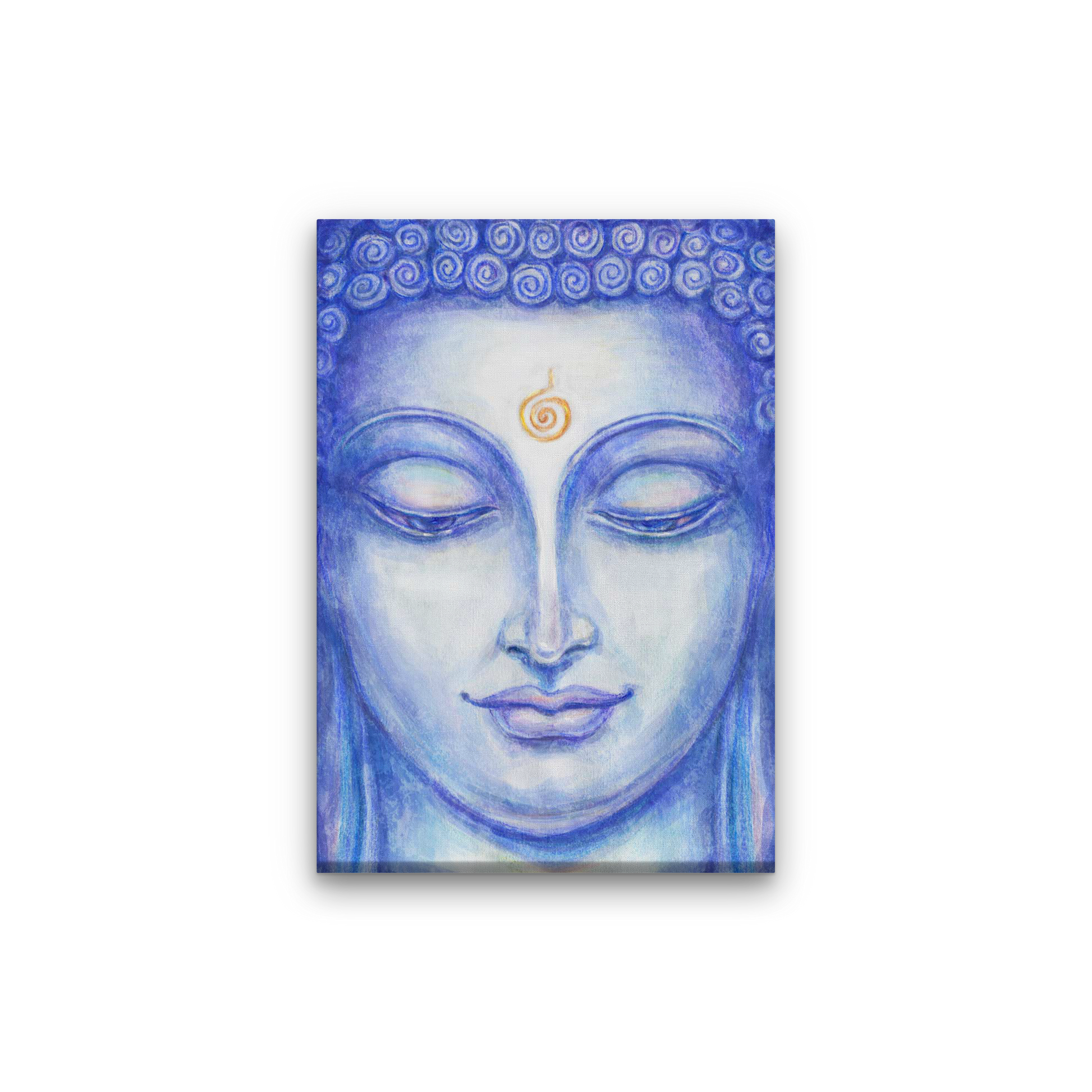 Buddha Painting 3 : 4.2 Vertical Premium Wall Art Canvas by MeriDeewar