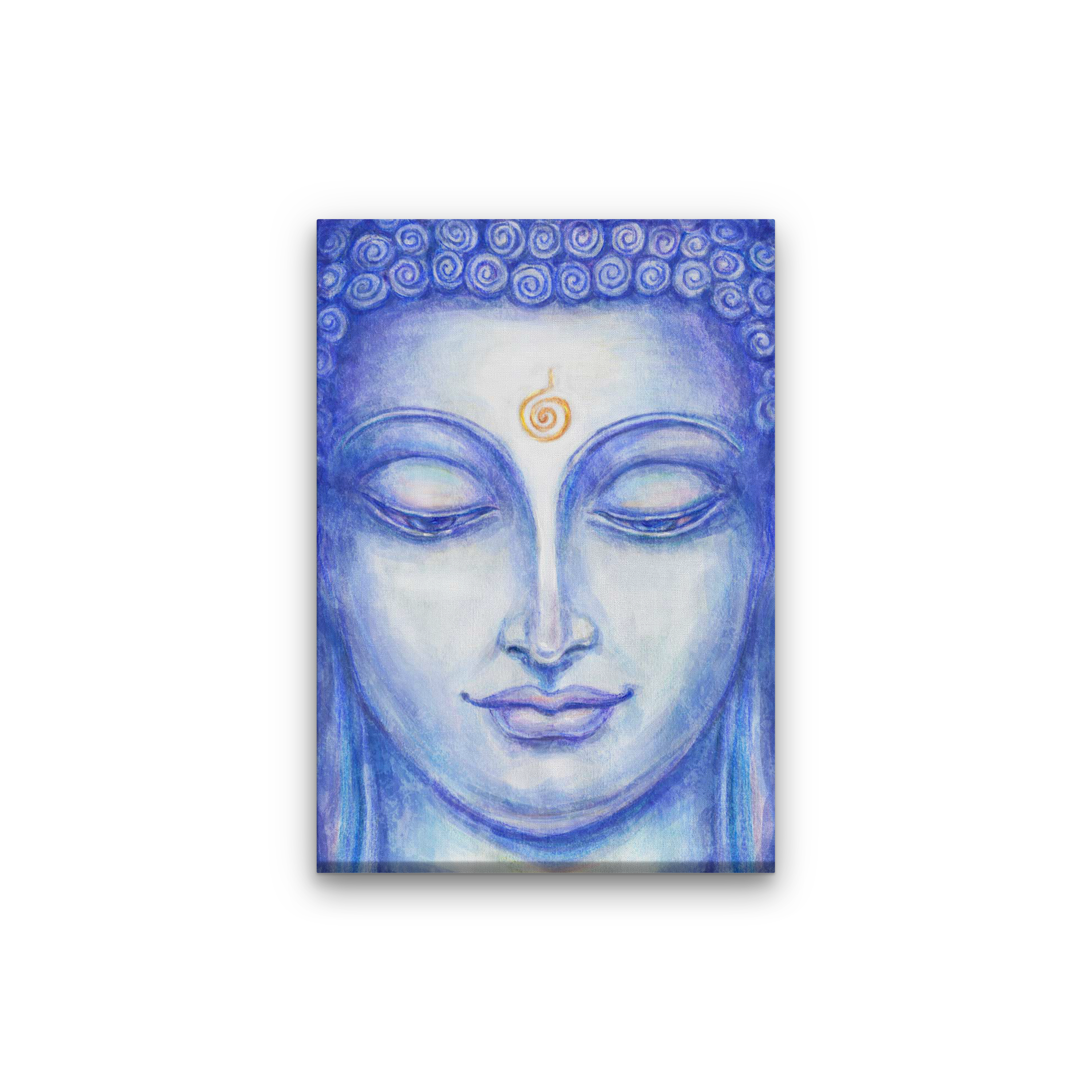 Buddha Painting 3 : 4.2 Vertical Premium Wall Art Canvas by MeriDeewar