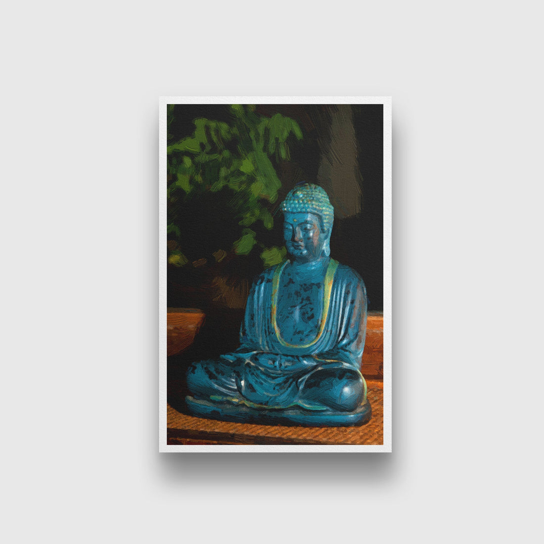 Buddha statue Painting - Meri Deewar 2 : 3 Vertical Premium Wall Art Canvas by MeriDeewar
