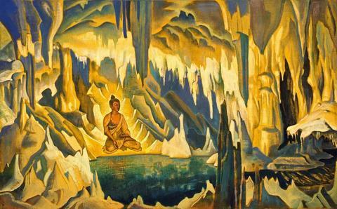 buddha the winner Painting - Meri Deewar 3 : 2 Horizontal Premium Wall Art Canvas by MeriDeewar