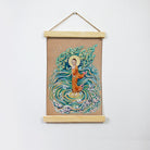 Budhha Hanging Canvas Painting-Meri Deewar Hanging Canvas Premium Wall Art Canvas by MeriDeewar