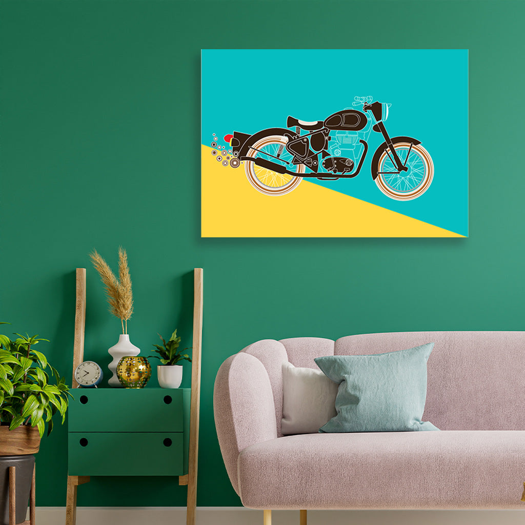 Bullet painting 2 : 3 Vertical Premium Wall Art Canvas by MeriDeewar