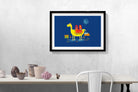 Camel Art Painting-Meri Deewar 3 : 2 Horizontal Premium Wall Art Canvas by MeriDeewar