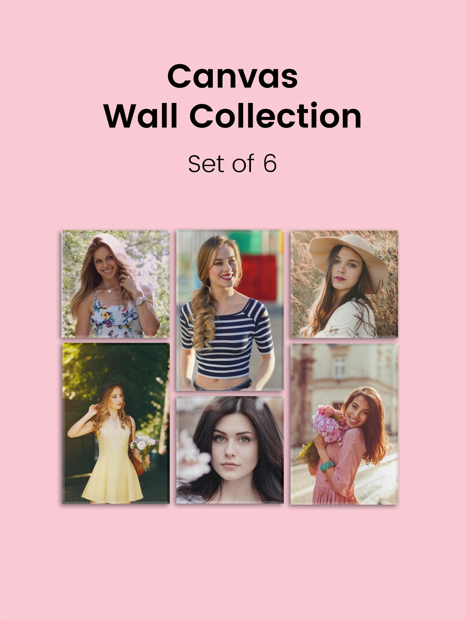 Canvas Wall Collection - Five canvas wall collection Premium Wall Art Canvas by MeriDeewar