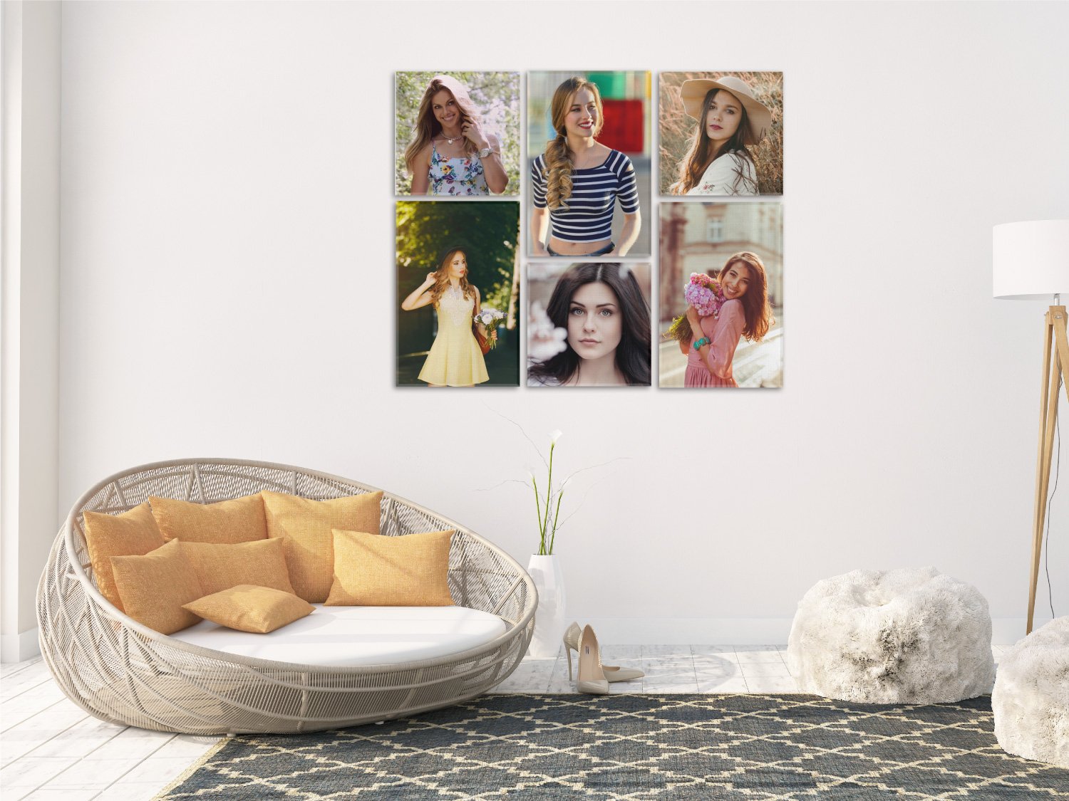 Canvas Wall Collection - Five canvas wall collection Premium Wall Art Canvas by MeriDeewar