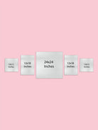 Canvas Wall Collection - Seven canvas wall collection Premium Wall Art Canvas by MeriDeewar