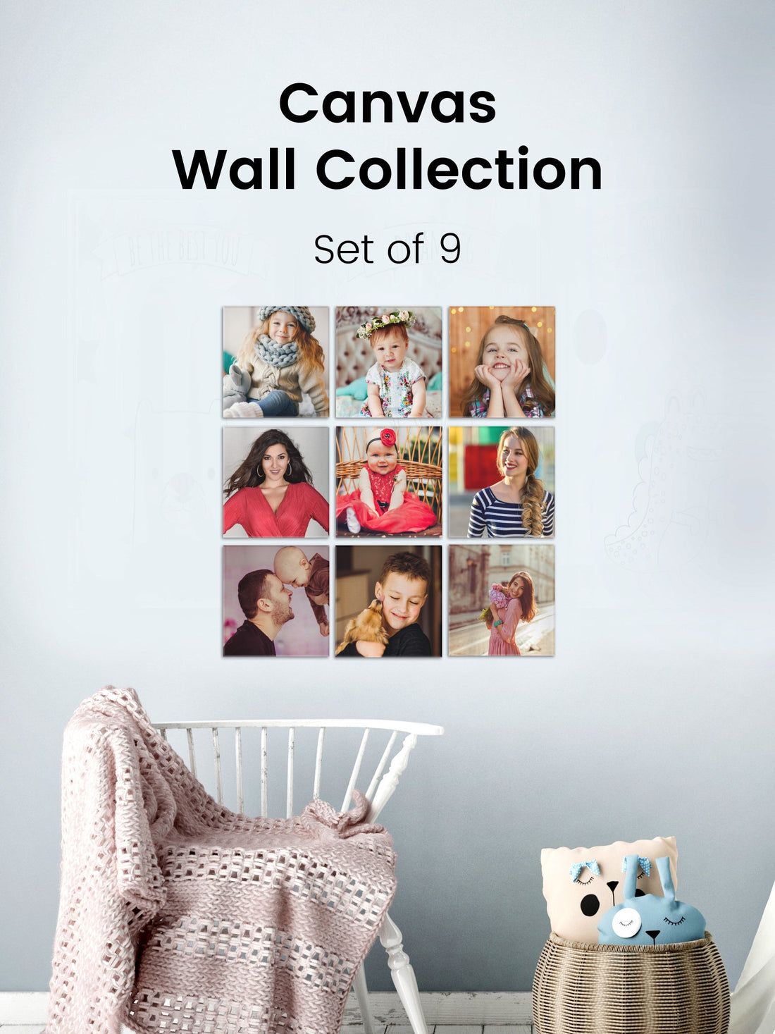 Canvas Wall Collection - Ten canvas wall collection Premium Wall Art Canvas by MeriDeewar