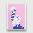 Cat wildlife Painting 3 : 4.2 Vertical Premium Wall Art Canvas by MeriDeewar