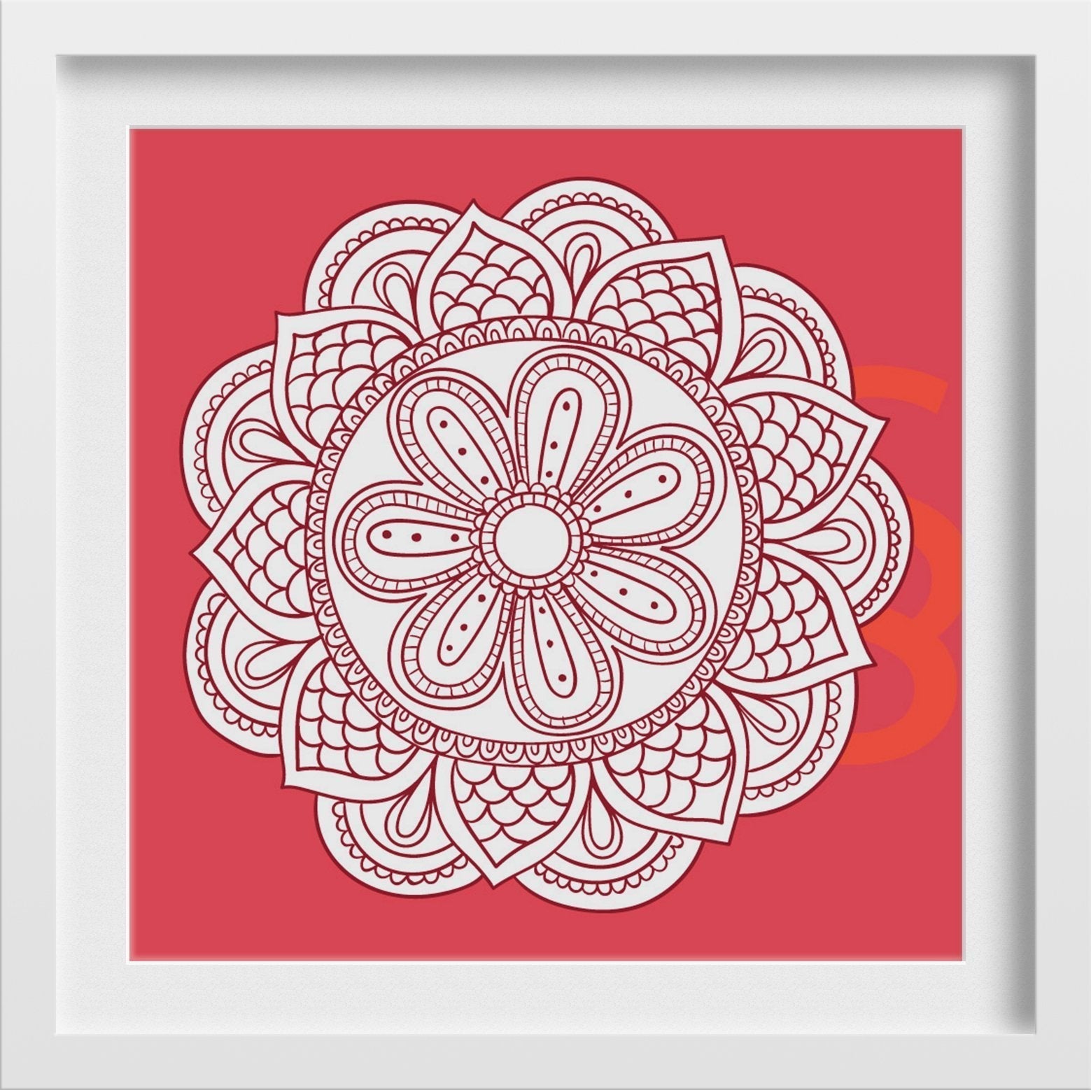 Chakra Yoga Painting - Meri Deewar 1 : 1 Square Premium Wall Art Canvas by MeriDeewar