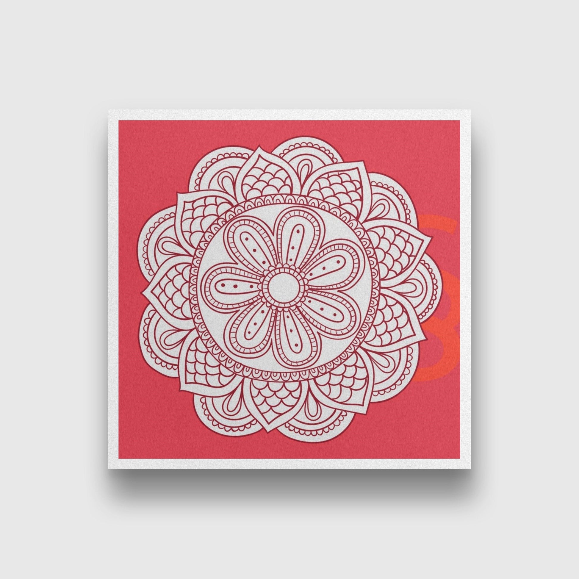 Chakra Yoga Painting - Meri Deewar 1 : 1 Square Premium Wall Art Canvas by MeriDeewar