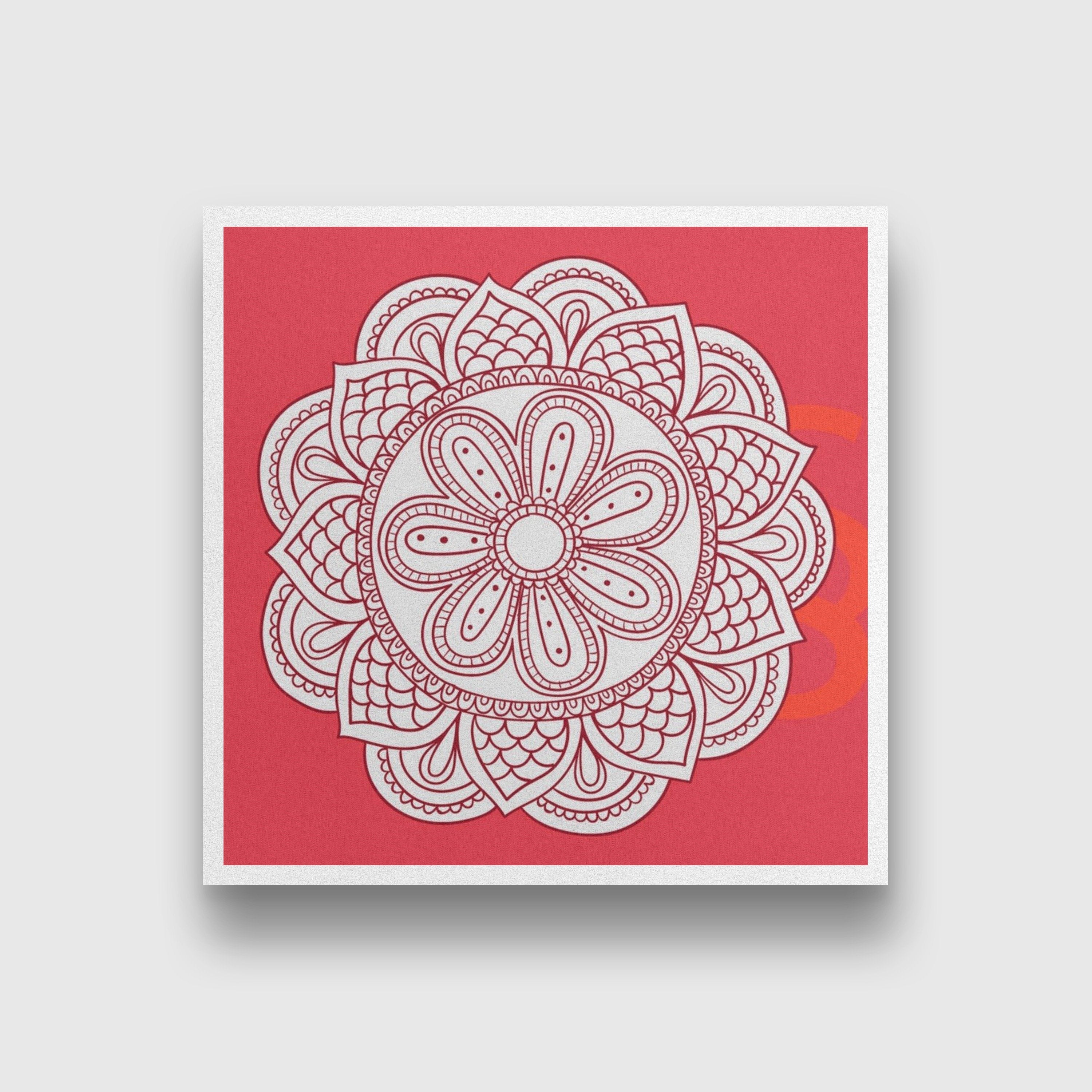 Chakra Yoga Painting - Meri Deewar 1 : 1 Square Premium Wall Art Canvas by MeriDeewar