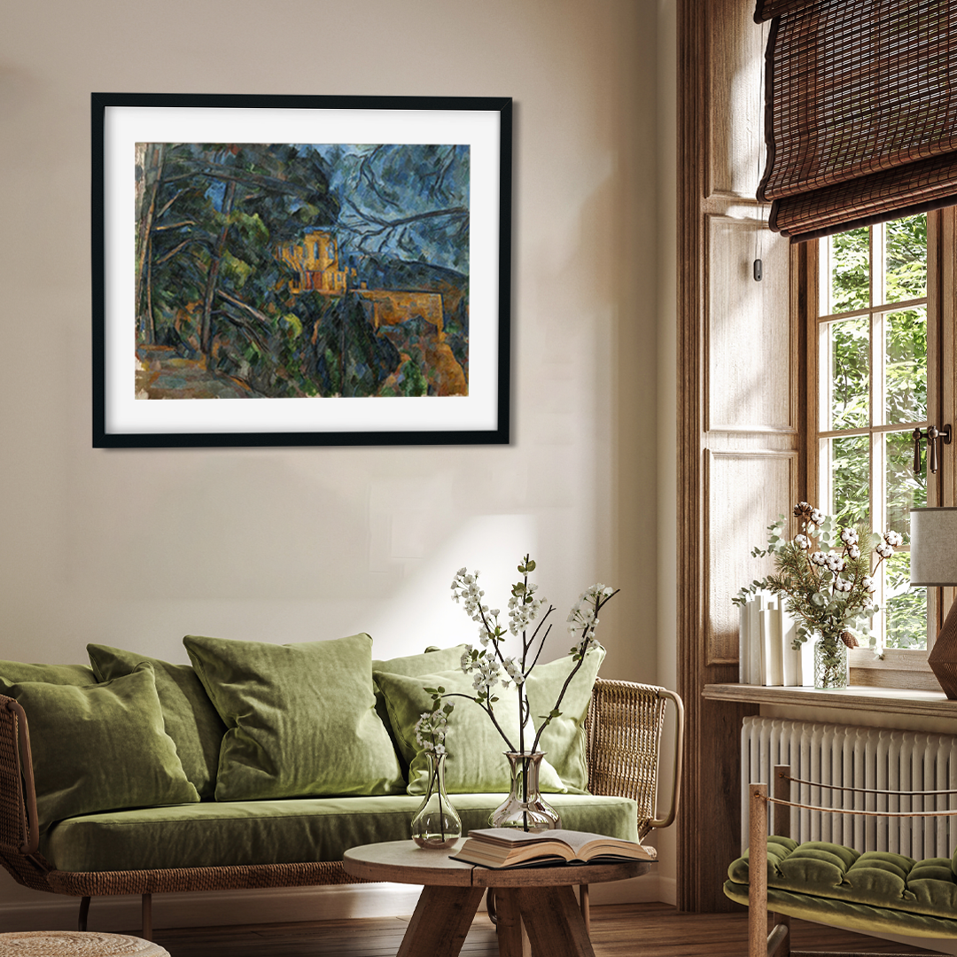 Château Noir Painting 4 : 3 Horizontal Premium Wall Art Canvas by MeriDeewar