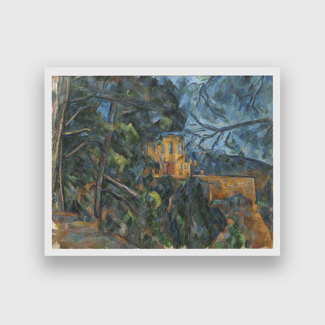 Château Noir Painting 4 : 3 Horizontal Premium Wall Art Canvas by MeriDeewar