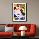 Child Henry Lyman Saÿen Painting - Meri Deewar 3 : 4.2 Vertical Premium Wall Art Canvas by MeriDeewar