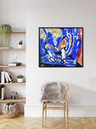 Child Reading Henry Lyman Saÿen Painting - MeriDeewar 1 : 1 Square Premium Wall Art Canvas by MeriDeewar