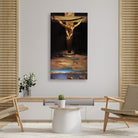 Christ of ST.john of the cross Painting  - Meri Deewar 4 :5 Vertical Premium Wall Art Canvas by MeriDeewar