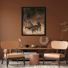 Clouded Leopards Painting 5 : 6 Vertical Premium Wall Art Canvas by MeriDeewar