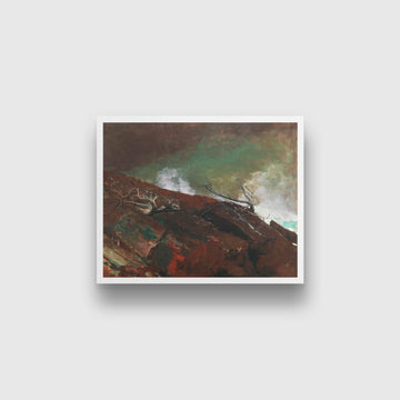 Coast of Maine painting - Meri Deewar 5 : 4 Horizontal Premium Wall Art Canvas by MeriDeewar